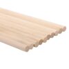 Domary Wooden Craft Sticks, Natural Birch (8MM*30CM)