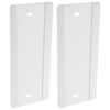 DONFAMDS 2pcs Stainless Steel Office Door Name Plate Self-adhesive Wall Mounted Name Sign for Meeting Rooms Privacy Door Identifier with Easy Stick Design