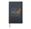 Don't Hate Me Doesn't Matter Chill Bro Don't Stress Me Hardcover Journal, Black