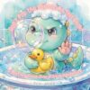 Don’t Pop the Bubbles in This Book!:: A Squeaky Clean Dino Bubble Adventure (Dodo’s Active Play Interactive System)