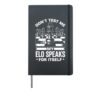 Don't Test Me My Elo Speaks for Itself Chess Hardcover Journal, Black