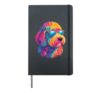 Doodle Sunglasses Labradoodle Hardcover Journal, Black