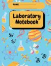 Doodumi Grid Paper Notebook,Laboratory Notebook, 4 x 4 Grids , Quad Ruled, 8.5 x 11 inch , 100 Sheets:: Laboratory Notebook, 25 Wide Ruled sets of ... School suitable for kids and teens (blue )