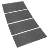 Door Nameplate Black Self Adhesive Blank 4pcs Stainless Steel 25x11cm