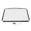 Double Sided Magnetic Dry Erase Monthly Calendar Whiteboard, Aluminum Frame