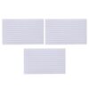 Double Sided Ruled Index Cards 600pcs White Paper for School Notes