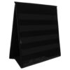 Double Sided Tabletop Pocket Chart Foldable Non Woven Fabric Black