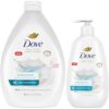 Dove Antibacterial Soap, Liquid Hand Wash + Large Hand Soap Refill – 5X Moisture Boost for Moisturizing Extremely Dry Skin