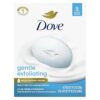 Dove Gentle Exfoliating Beauty Bar Soap, Renewing 8 Count 3.75 oz (Pack of 9)