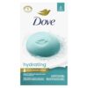 Dove Hydrating Beauty Bar Soap, Glacial Water & Avocado Oil, 6x 3.75 oz (Pack of 12)
