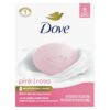 Dove Pink Rosa Beauty Bar Soap 8 Count, Cleanser, 3.75 oz I beauty bar (Pack of 9)