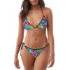 DQQEFDDE Colorful Peace and Love Bikini Sets for Women Xx-Large