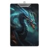 Dragon Acrylic Clipboard 12.5" X 8.5" Letter Size