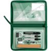 Drawing Kit, 11.0 x 6.9 in Math Tool Kit with Metal Compass and Templates, Portable Drafting Tools for Architecture, Engineering, Mechanical Drawing and Exams