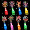 Dr.BeTree 40PCS Christmas Party Favors for Kids, LED Light Up Finger Lights Toys Bulk, Christmas Stocking Stuffers, Goodie Bag Fillers, Classroom Prizes, Non-Candy Treats Holiday Gifts for Boys Girls