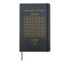 Dream Big Act Daily Success Mindset Minimalist Hardcover Journal, Black