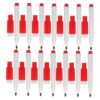 DRESSOOS 50pcs Black Dry Erase Whiteboard Markers Fine Tip with Eraser Lid