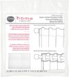 Dritz Home 44500 Woven Rod Loop Tape, 4-Inch x 6-Yards, White