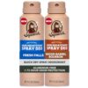 Dr. Squatch Spray Natural Men’s Deodorant – Quick Dry Deodorant Men, Aluminum Free, Dermatologist-Tested – Created for all Skin Types – Fresh Falls + Wood Barrel Bourbon, 4oz (2-Pack)