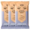 Dr. Tom’s Blends Hydrating Makeup Remover Wipes (3-Pack) with Hyaluronic Acid, Vitamin C & E, Facial Towelettes for Sensitive Skin, Removes Waterproof Makeup, 30 Count (Fragrance-Free)
