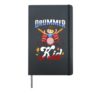 Drummer Drum Set Drummer Kid Hardcover Journal, Black