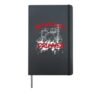 Drummer Drum Set Girl Girlfriend Vintage Only Here For The Hardcover Journal, Black