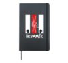 Drummer Drum Sticks Rock Bands Kids Boys Hardcover Journal, Black