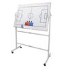 Dry Erase Lineup Board, Strong Magnetism Magnetic Basketball Lineup Board, with Marker Pen and Eraser, Retractable Bracket, for Daily Training(Football)