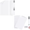 Dry Erase Whiteboard Labels Self Adhesive Sticker with Pen Tear