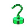 DSWMY 4Pcs Magnetic Hooks with Metal for Refrigerator Kitchen Wall