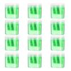 Dual Hole Pencil Sharpener 12 Pack, Manual Hand Sharpeners Shavings Cover