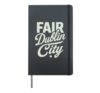 Dublin Town Dublin City St Patricks Day Ireland Eire Irish Hardcover Journal, Black