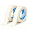 Duccinp White Painters Tape 1 Inch Wide, 2 Rolls Masking Tape 0.98 Inch x 55 Yards – Strong Adhesion Paint Tape, No Residue White Masking Tape for Wall Painting, DIY, Packaging, Multi-Surface Use