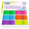 Duchong Highlighters Bulk, 150 Highlighters in 6 Assorted Colors, Chisel Tip Dry-Quickly Highlighter Markers, Office Classroom Must Have, Back to School Supplies for Adult Kids Teachers