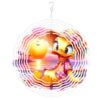 Duck Beach Sunset Wind Spinner 10in 3D Metal Hanging Outdoor Garden Decor