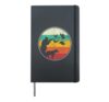 Duck Hunting Hunter Retro Vintage Hardcover Journal, Black