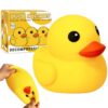 Duck Squishy Squeeze Toy, Jumbo Squishy Duck Stress Relief Toy for Adults, Dough Ball, Sensory Toys, Animal Squeeze Stress Balls Fidget Toys for Anxiety Relief, Squishies for Autism ADD/ADHD