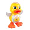 Duck Toy for - Musical Duck Toy,Battery-Operated Cartoon Animal with LED Light - for Early Crawling Practice Stroller Floor Exploration Playtime Home Car Seat