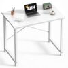 DUMOS 32 Inch Small Computer Desk, Gaming Desks for Home Office Bedroom
