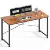 DUMOS 55 Inch Small Computer Desk, Gaming Desks for Home Office Bedroom