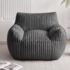 DUMOS Giant Soft Bean Bag Chair with Memory Foam Filling for Adults, Kids
