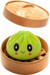 Dumpling Squeeze Soft Slow Rising Squeeze Stress Relief Toy Sensory Fidget Toy for Anxiety Relief Portable Squishy for Kids Adults