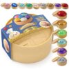 Dumpling Squishy Mystery Dumplings, Squeeze Toy, Fidget with Steamer Box