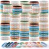 Dunzoom 300 Pcs Awesome Attendance Wristbands for Students, Perfect Attendance Awards for Classroom Prizes, Unisex Stretch Silicone Motivational Wristbands for Student from Teacher Classroom Prizes