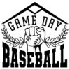 Duo Hand Baseball Bash Bonanza Scrapbooking Stamp