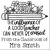 Duo Hand Blossoming Pencil Classroom Stamp