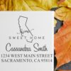 Duo Hand California Home Sweet Home Square Address Stamp