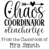 Duo Hand Chaos Coordinator Teacher Grading Stamp