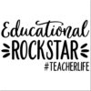 Duo Hand Educational Rockstar Classroom Reward Stamp