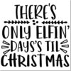 Duo Hand Elfin' Countdown Cheer Christmas Scrapbook Stamp